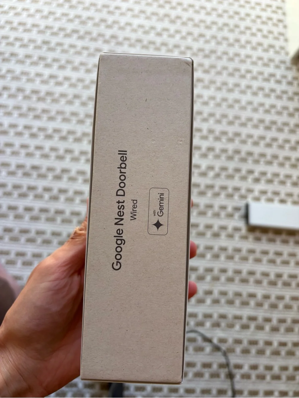 google Nest Doorbell - color linen
